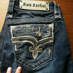 Rock revival size 27 boot cut jeans
